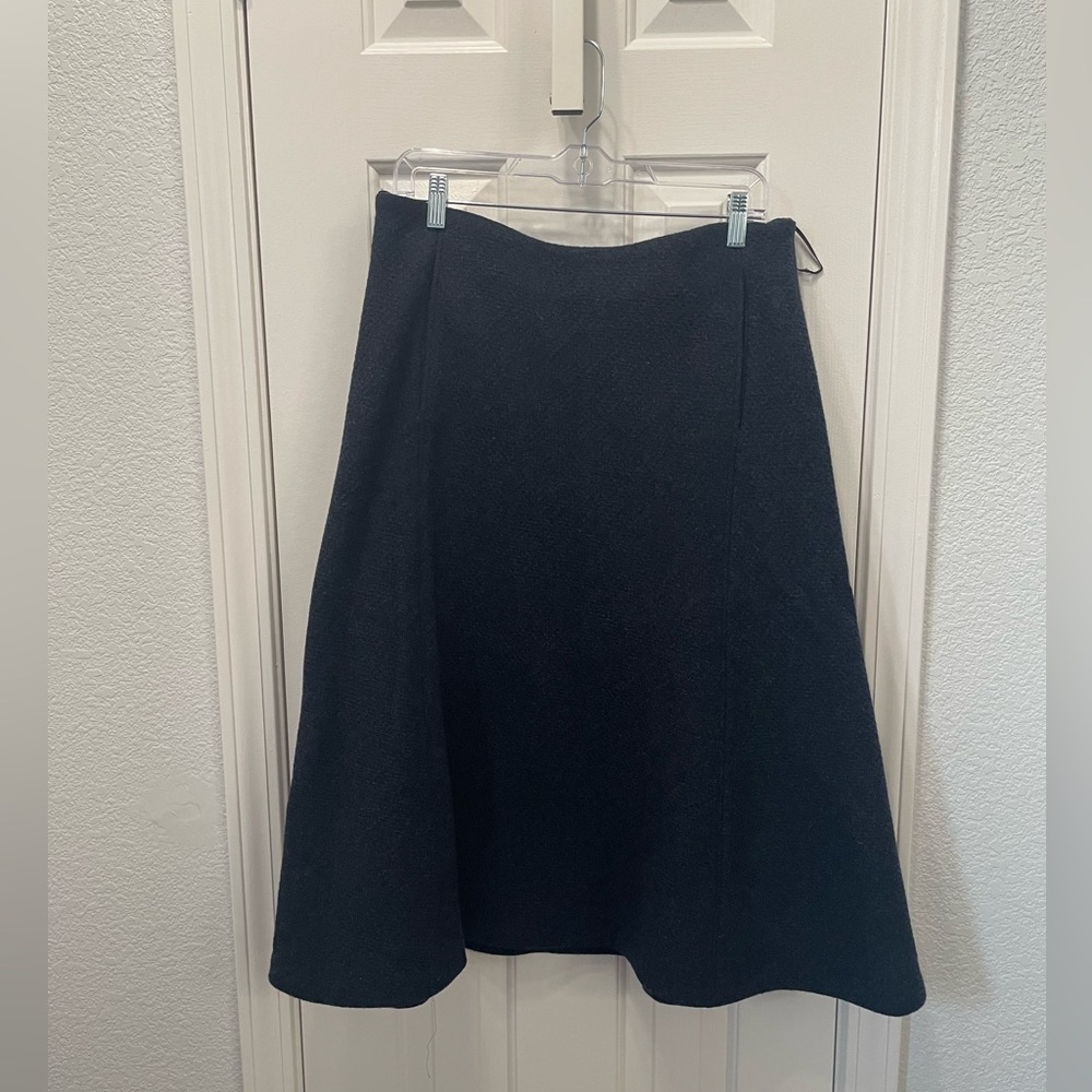 Zara  A-Line Midi Skirt